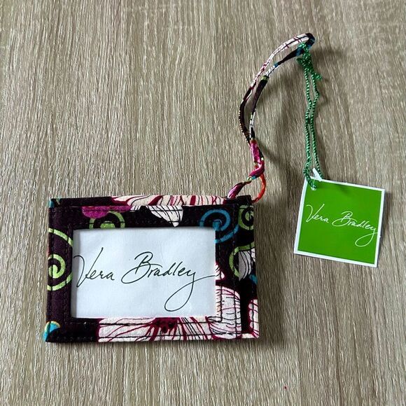 NWT … VERA BRADLEY Luggage Tag / ID Holder - Picture 1 of 3